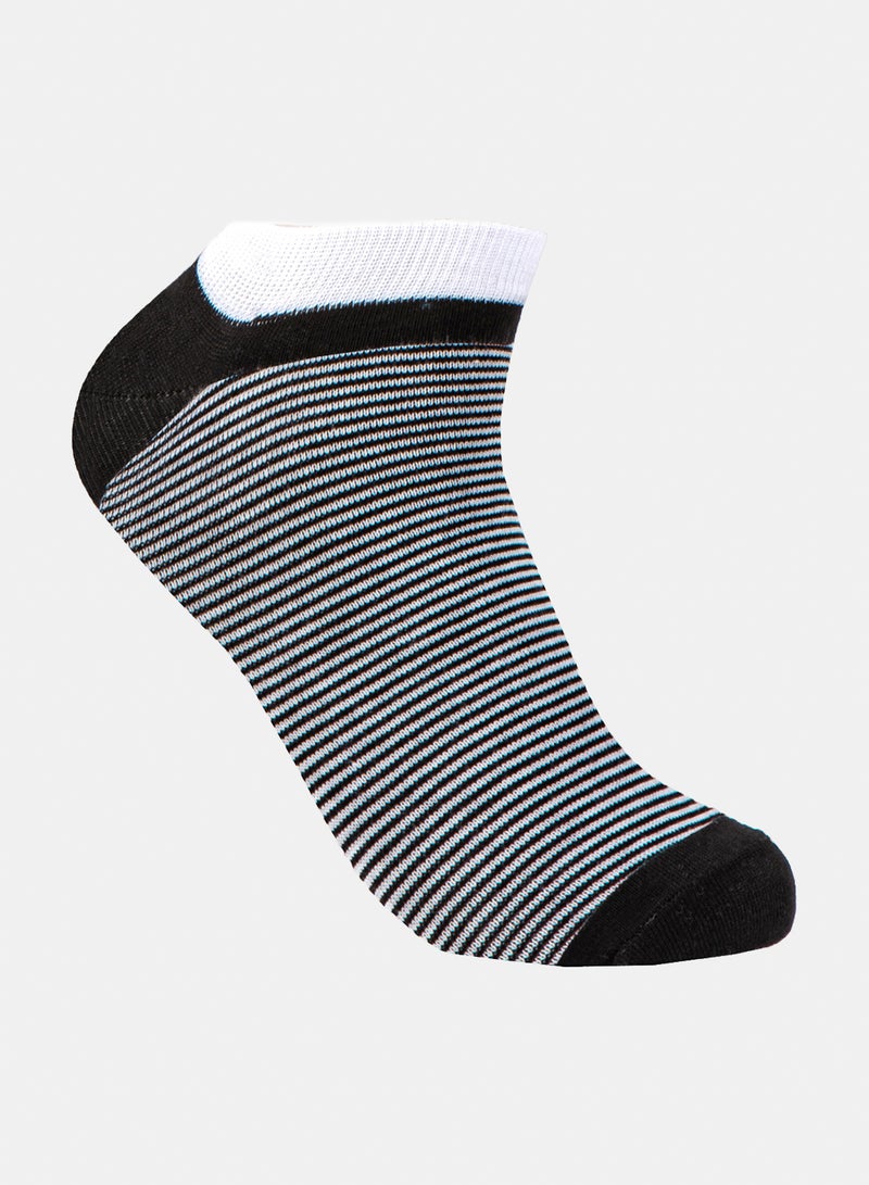 Odds Men's Pack of 3 Lycra Ankle Patterned Socks - Image 3